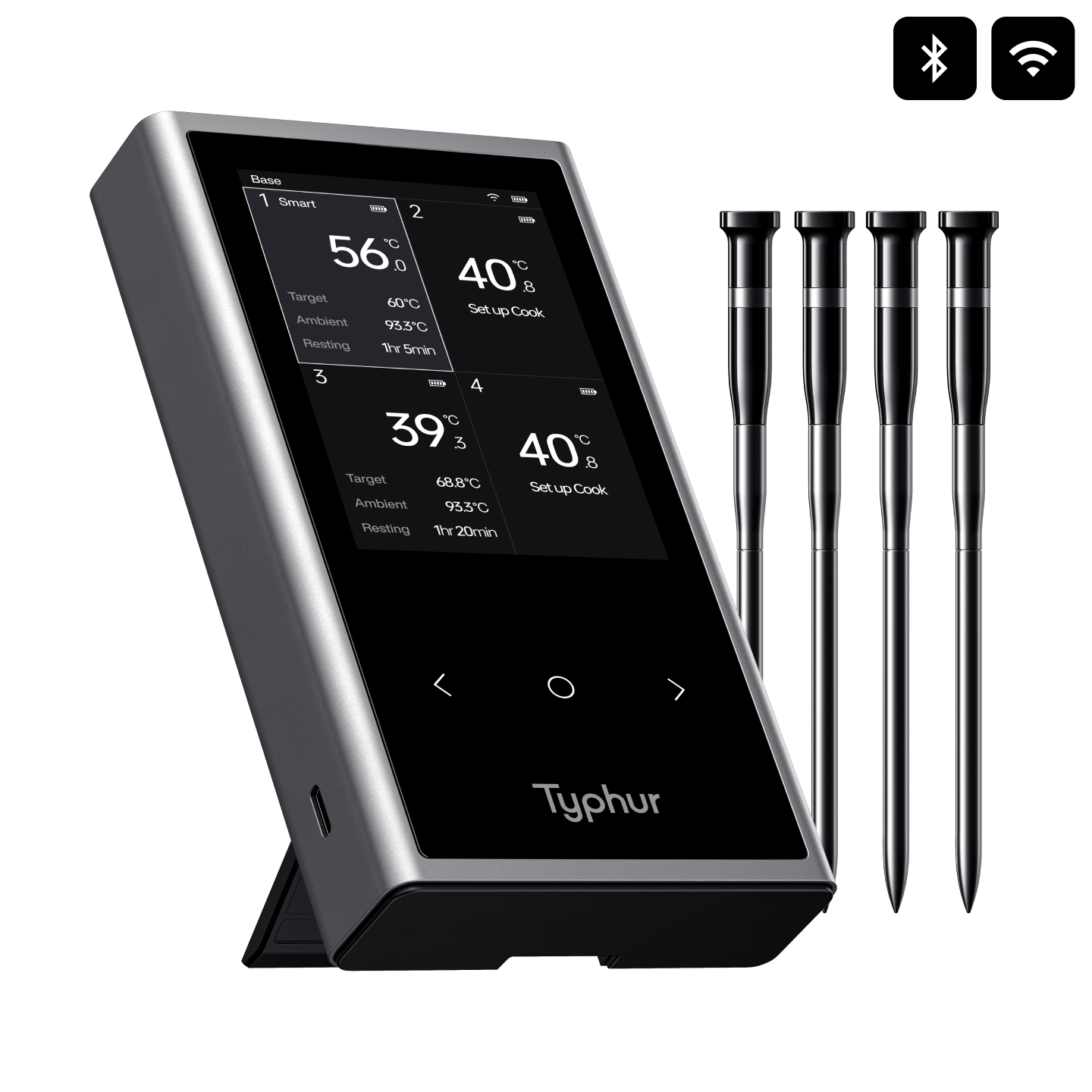 Smart Wireless Meat Thermometer for Grill