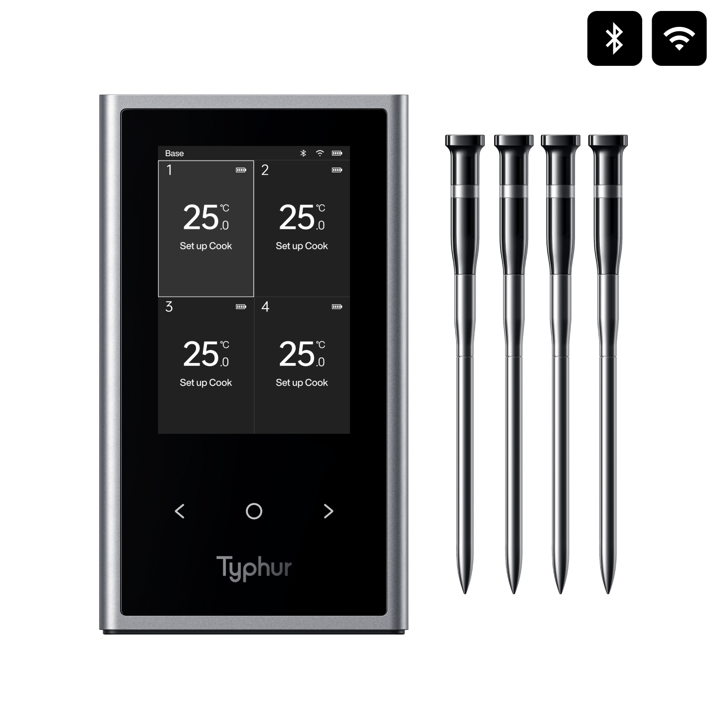 Typhur Sync Quad 4 probe Wireless Meat Thermometer